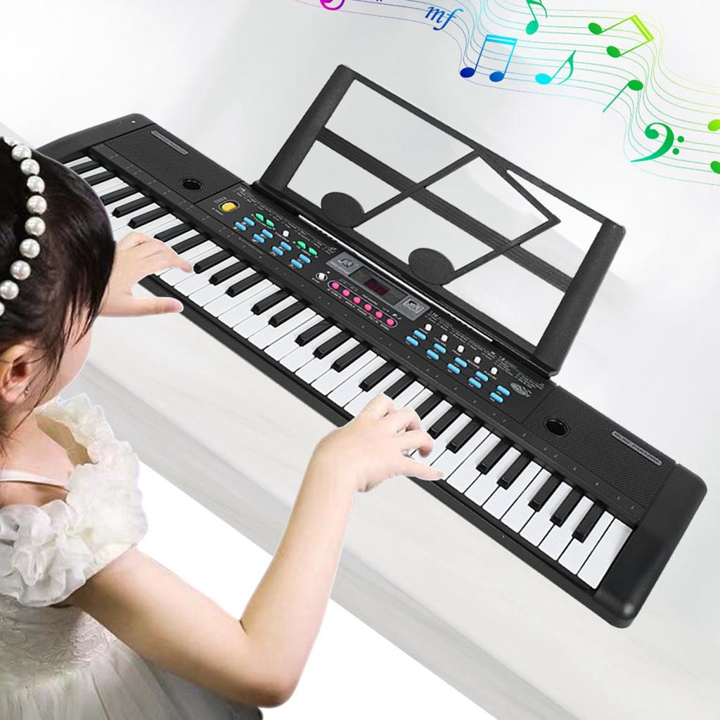 61 клавиша электронный орган портативная цифровая музыкальная клавиатура с микрофоном детская игрушка