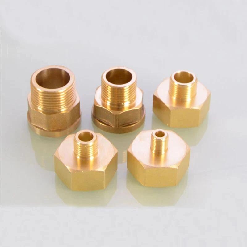 Латунный переходник-редуктор 1/8" 1/4" 3/8" 1/2" BSP для воды, разъем "мама" на "папу", адаптер для воды и газа, соединитель-муфта