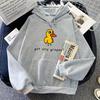 Got Any Grapes Printed Hoodies Kawaii Cartoon Fall Winter Women Men Casual Loose O-Neck Long Sleeve Fleece Clothing Sweatshirts