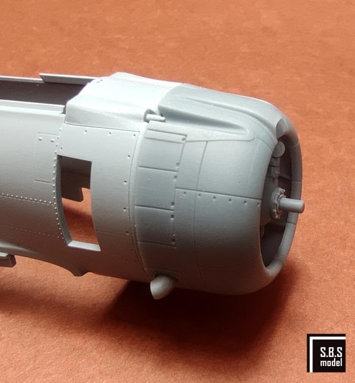 SBS Модель Dauntless Двигатель Капот Набор Пластиковые детали для модели SBM72086 1/72 SBD-2/3 и (для Флайхока) (Самолет)