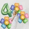 40-дюймовые оливково-зеленые шары с цифрами 0-9 Гелиевые фольгированные цифровые шары для украшения на день рождения, юбилейную вечеринку CDN