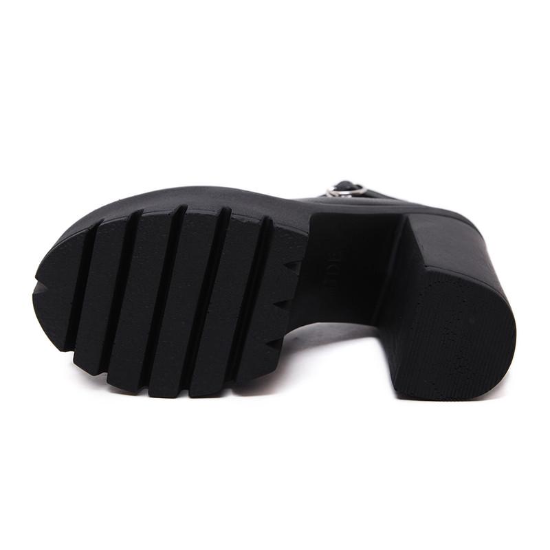 Plus Size 42 New 2019 Spring Autumn Casual High-heeled Shoes Sexy Ruslana Korshunova Thick Heels Platform Pumps