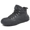 Мужские водонепроницаемые зимние походные ботинки — нескользящая, износостойкая, теплая обувь для спорта и отдыха на открытом воздухе.