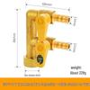 Telu Copper Gas Pipe Tee Valve, Y-Type 4-Point Ball Valve, One-in-Two Natural Gas Switch