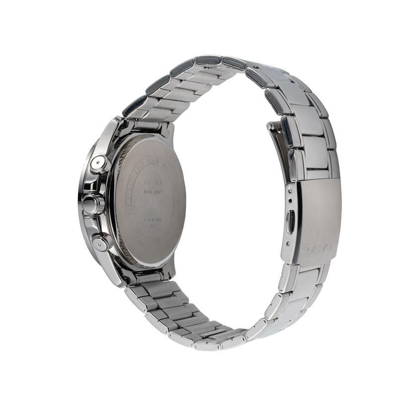 Casio Серия STANDARD, модные, деловые, трендовые, повседневные, универсальные, ретро, классические с тремя циферблатами и шестью стрелками, водонепроницаемые, кварцевые MTP-1374D-1A2
