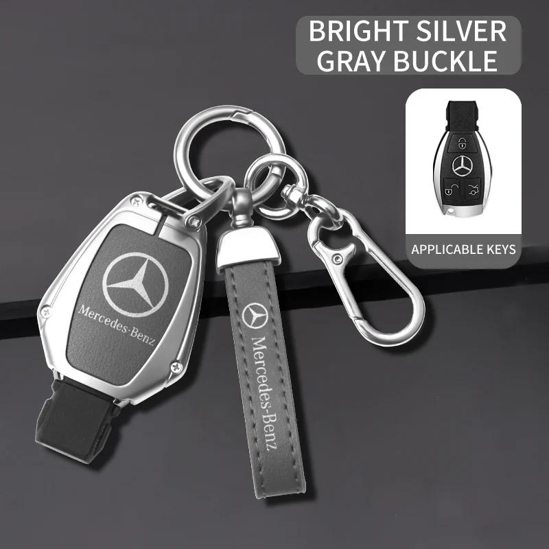 AABHZ1 Car Key Case Cover Shell Fob Accessories For Mercedes Benz W204 W463 W176 W251 W205 A200 A260 A C R G Class GLA CLA GLK GLC CLS
