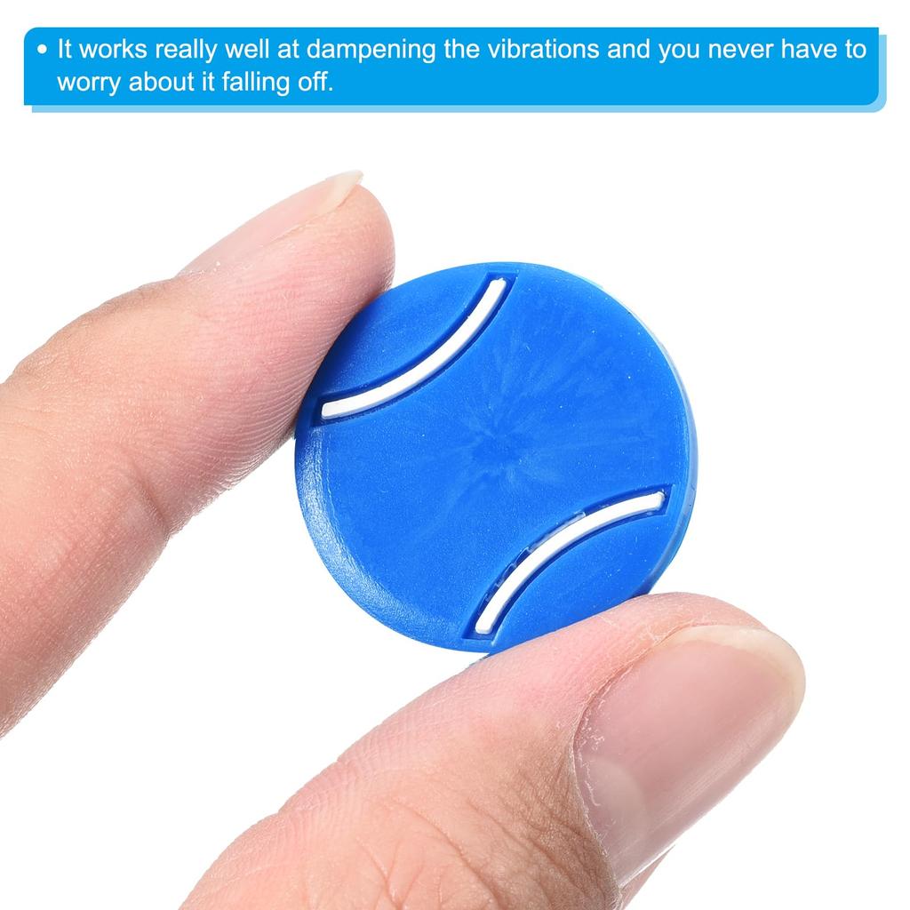 PATIKIL теннисная ракетка демпфер 20 штук мягкий силиконовый симпатичный теннисная ракетка демпфер вибрации для тенниса подарок синий