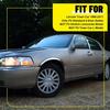 6 шт. Хромированные стойки кузова Накладки на стойки дверей Для Lincoln Town Car 1998-2011 США