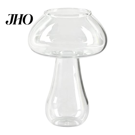 Borosilicate Glass Cup Mushroom Cocktail Cup, Creative Clear Wine Glasses, Juice Drinking Cute Coffee Cups, Novelty Drinkware Bar KTV Tool Sparkling