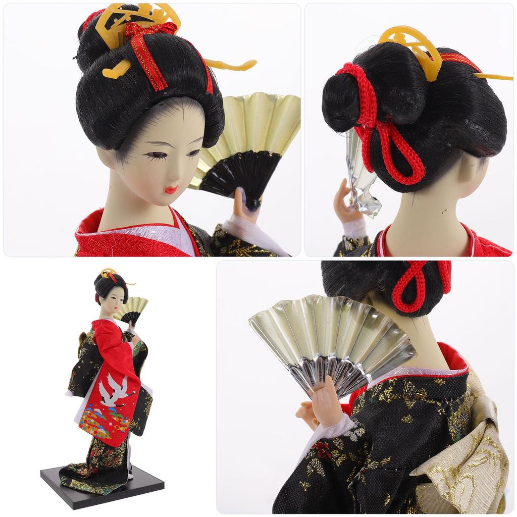 Японский орнамент танец майко сувенир в японском стиле кимоно гейша модель кабуки восточная кукла настольная 30 см