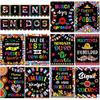 Outus 21 Pcs Hispanic Heritage Month Posters Spanish Bienvenidos Motivation pirational Posters International World Flag Bulletin Board Decoration for