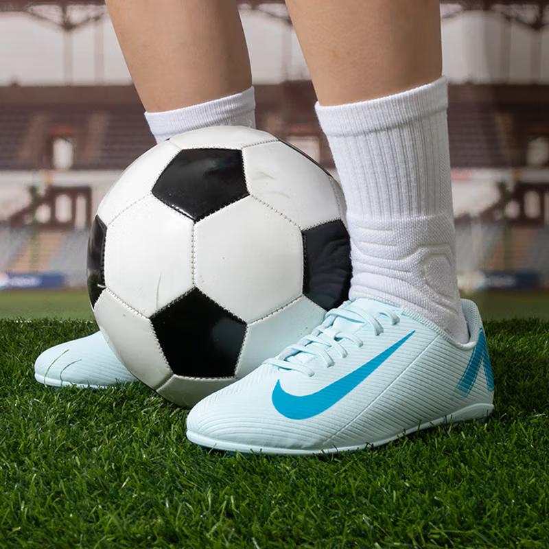 Nike Футбольные бутсы для детей Nike Mercurial Vapor 16, нескользящие, износостойкие, низкие, синие кроссовки FQ8286-400