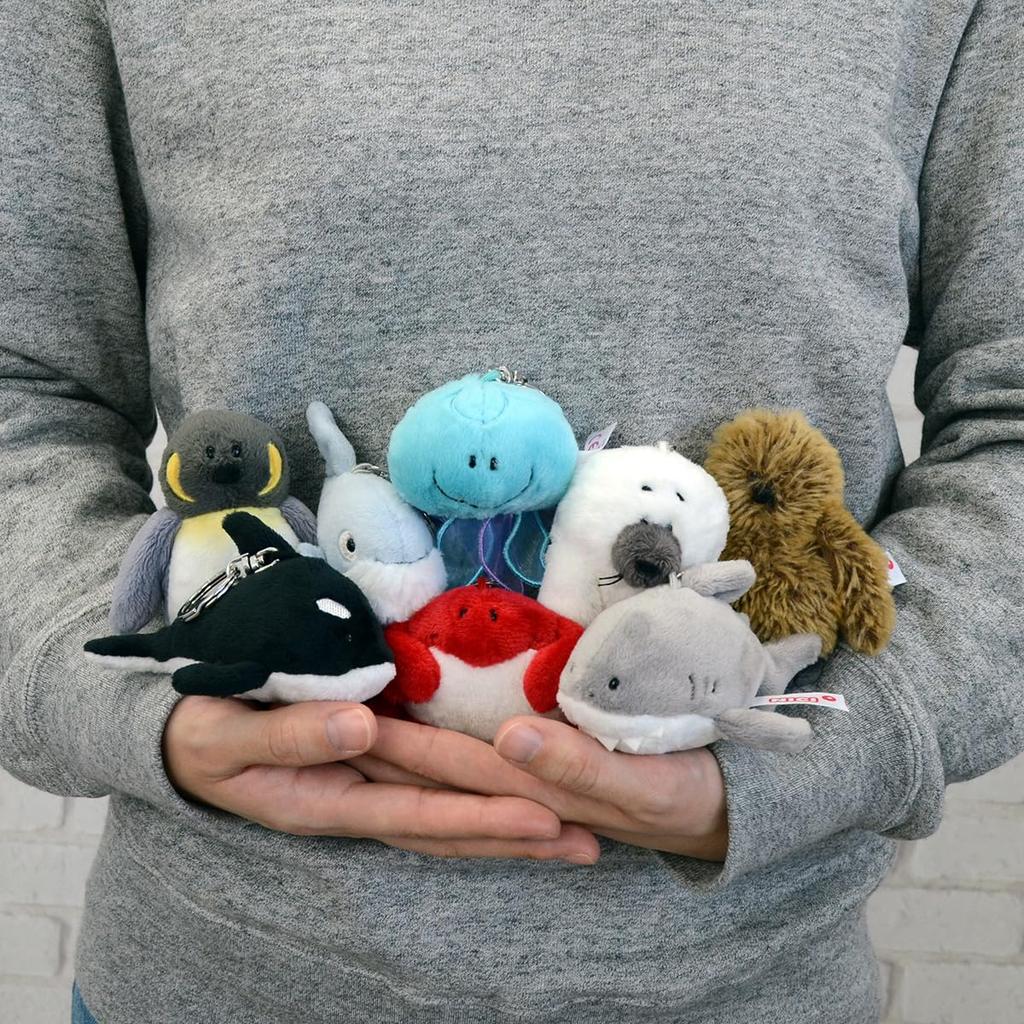 Niki King Penguin Mama Keychain, 10cm, Kids, Gray, W9 X D6 X H