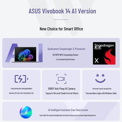 Asus Vivobook 14 AI Ноутбук (Китайская версия)