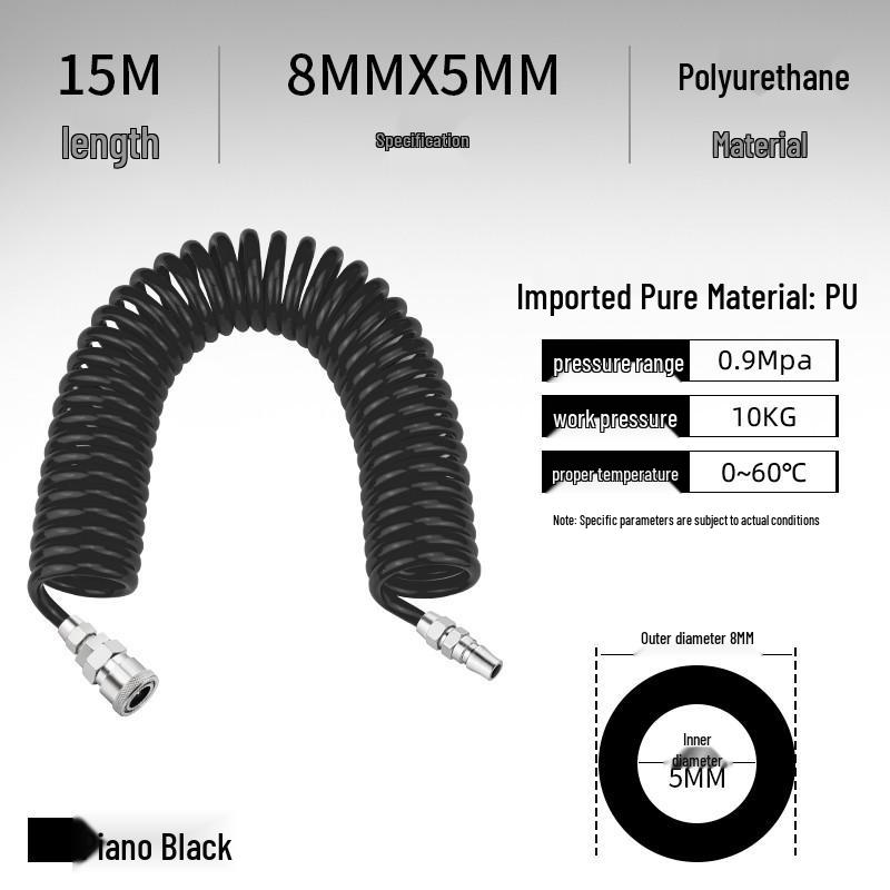 Durable High-Resilience PU Pneumatic Air Hose