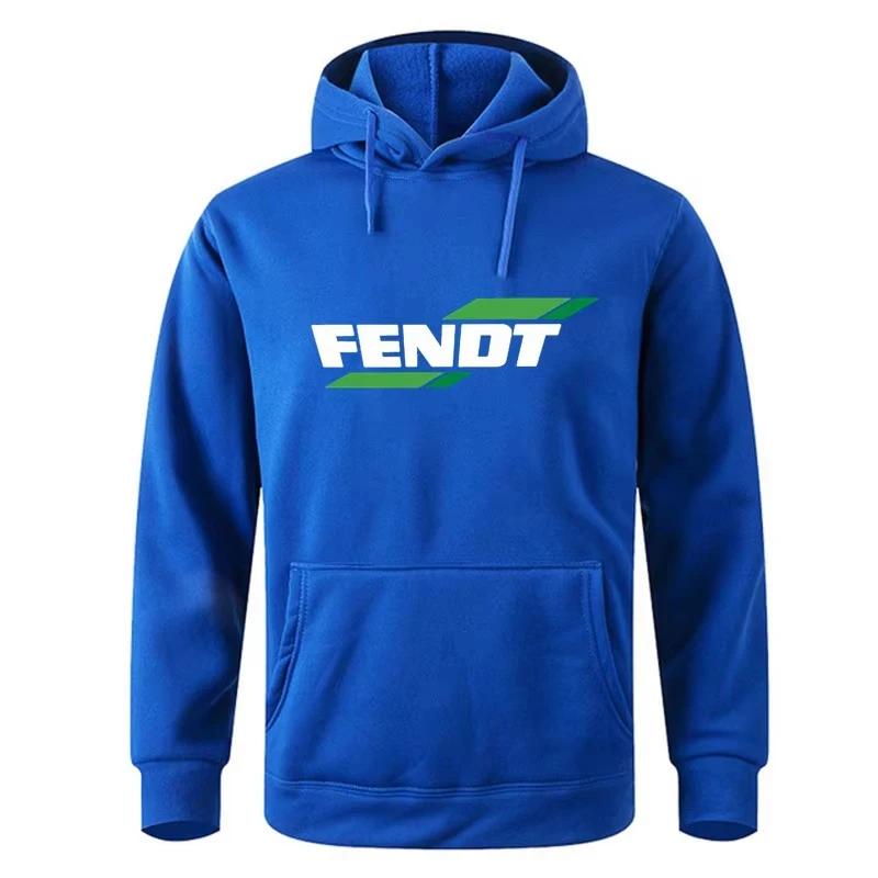 Мужская толстовка Трактор FENDT Высокое качество Теплая флисовая толстовка Повседневная уличная одежда 2026 Осень/Зима Новое издание