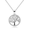 Edy  Style S925 Silver Tree of Life Pendant Clavicle Chain  Necklace Pendant Women Manufacturer 