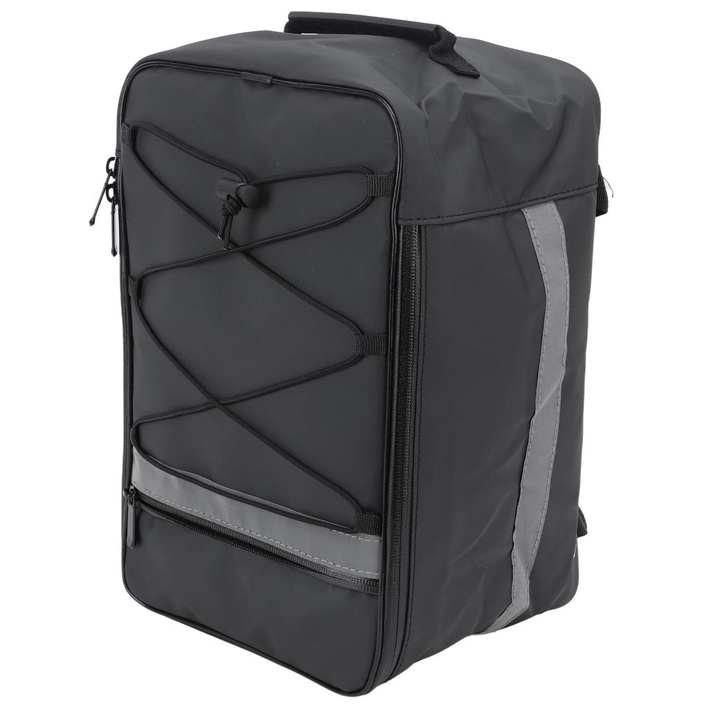 Rear Bike Rack Bag 15L Waterproof Bicycle Electric Bike Saddle Bag Cycling Trunk Carrier for