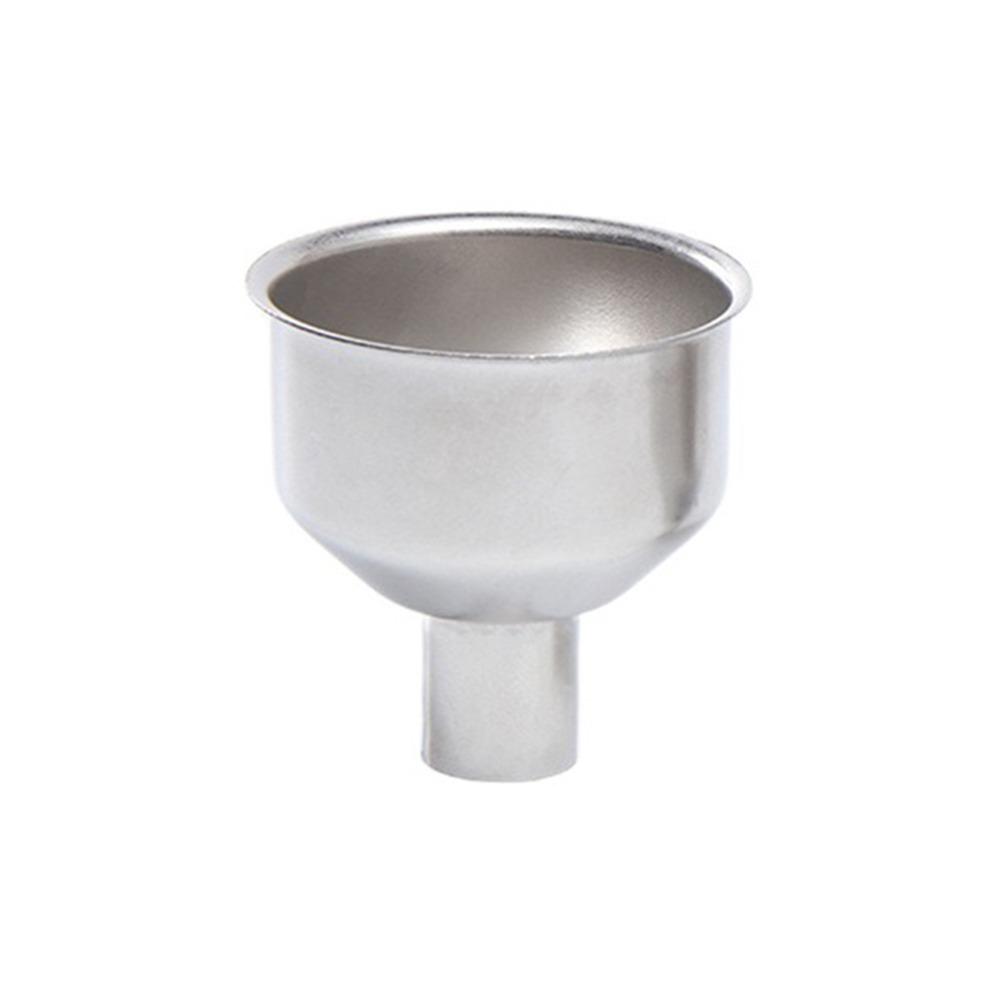 Small Mouth Stainless Steel Funnel S/M/L Mini Kitchen Liquid Dump Tool Bar Wine Funnel  Canning