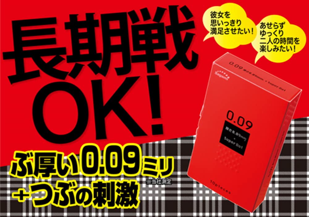 Набор из 3 презервативов Dot Box Set в комплекте с оригинальным футляром Kondom Sagami Original Thick 0.09 [Обновлено 0.09 мм]