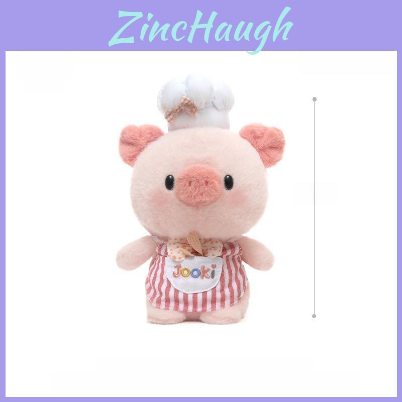 Stuffed Chef Pig Plush Doll For Girls Kids Bedtime Sleep And Play
