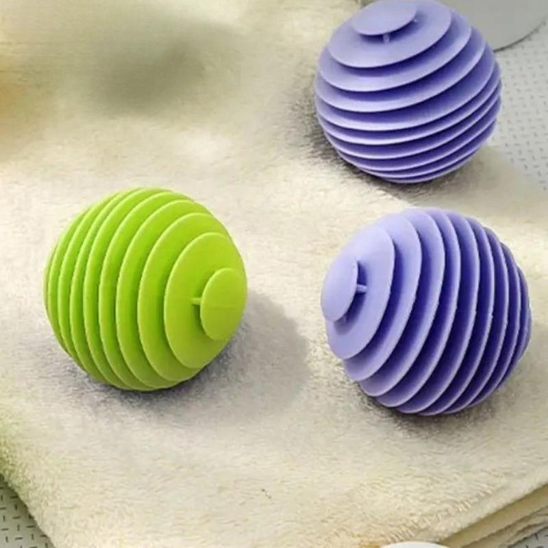 3/6pcs Laundry Balls Reusable Silicone Clothes Hair Cleaning Tools Pet Hair Remover Washing Machine Cat Hair Catcher LaundryBall