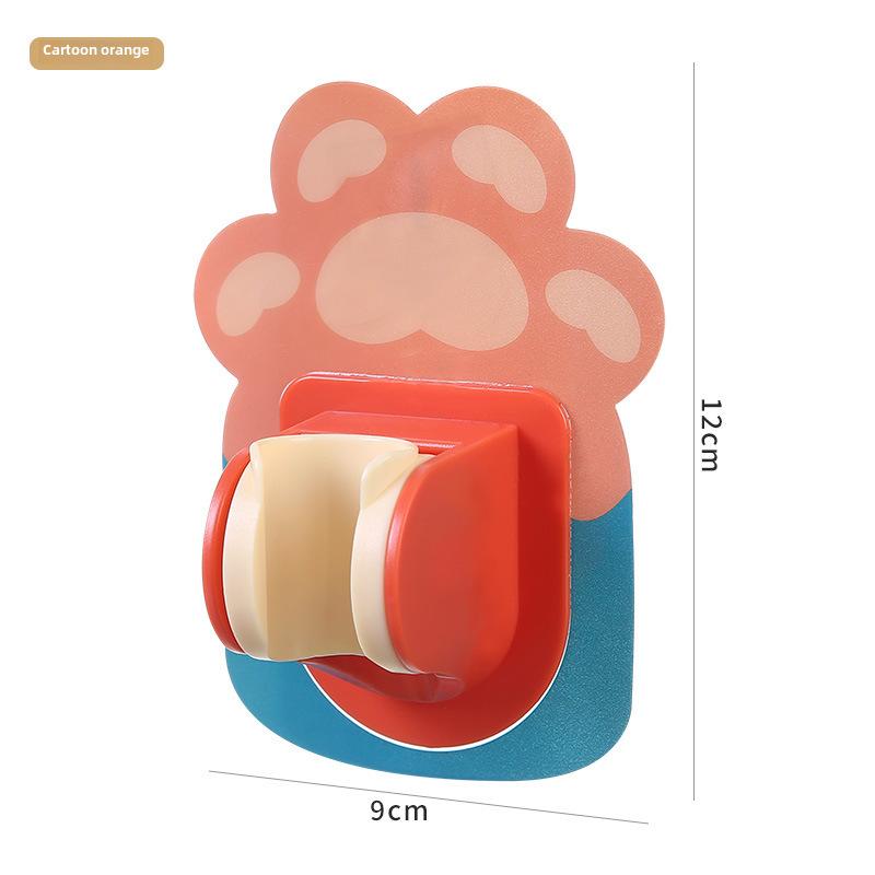 Держатель для душевой лейки, настенный кронштейн для душевой лейки без перфорации, силиконовая присоска, не требуется сверлить для мрамора, стекла, керамики