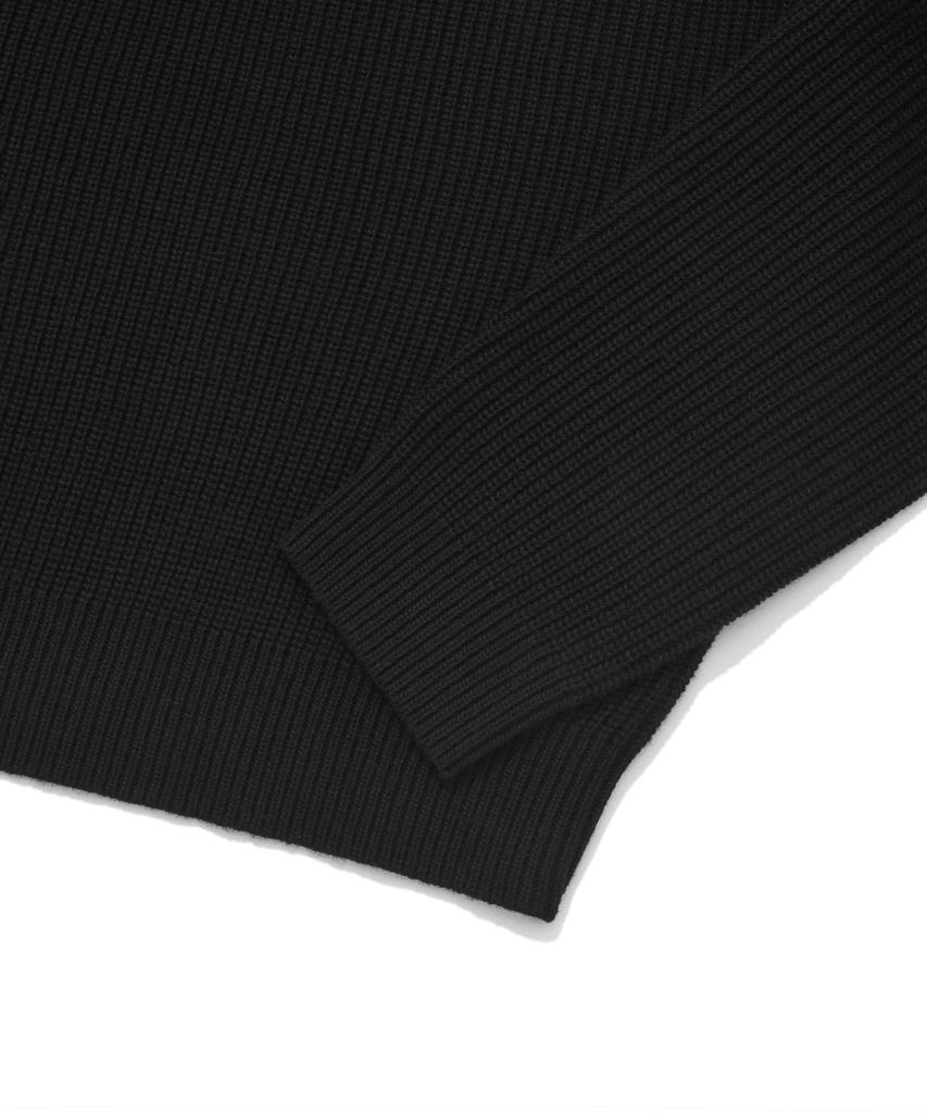 COVERNAT Middle C Logo Crewneck Knit Black