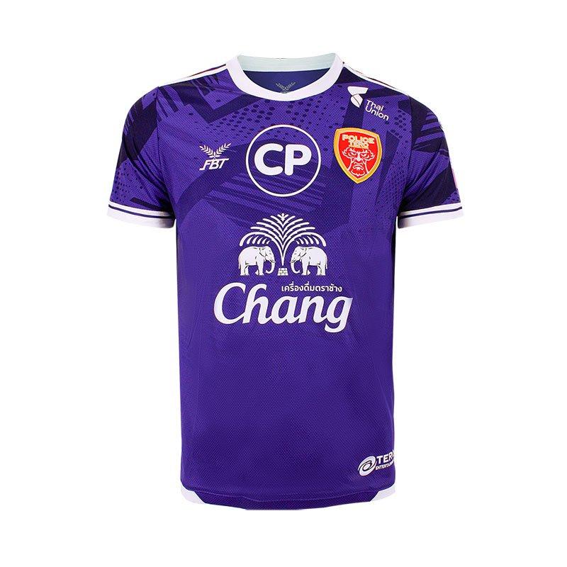 Мужская футбольная рубашка из Таиланда, футбольного клуба AFC, полиэстеровая рубашка с принтом, коротким рукавом, круглым вырезом, быстросохнущая FBT Police Tero, 6 стилей