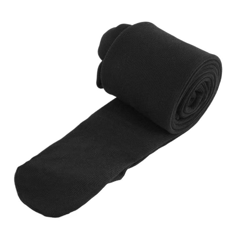 Женские флисовые леггинсы в рубчик из полосатого хлопка: Плотные колготки с высокой талией для осени/зимы, утягивающие и теплые.