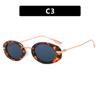 Vintage Oval Sunglasses Women Luxury Brand Designer Small Oval Sun Glasses Uv Retro Black Glasses Ladies Goggle Cute Sexy
