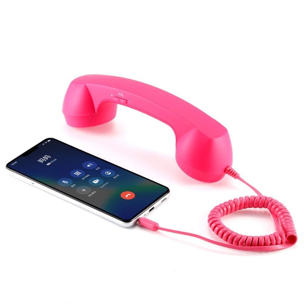 Multifunctional Telephone Wired Handsets Landline Handle Receiver  For Calls External Headset