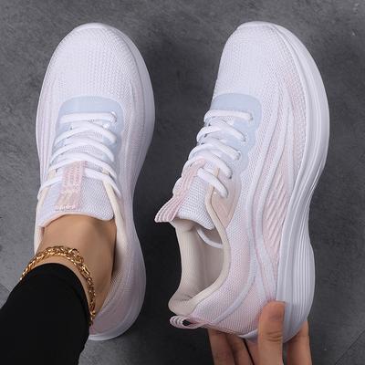 2025 новая женская обувь кроссовки спортивная обувь повседневная универсальная повседневная мода мягкая подошва высокая эластичность сетка легкие кроссовки для бега