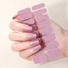 16 наклеек для ногтей полного покрытия DIY полоски для лака для ногтей сверкающие блестки самоклеящиеся наклейки для нейл-арта украшение для маникюра