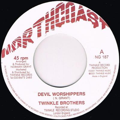 7-дюймовая пластинка TWINKLE BROTHERS Devil Worshippers NG187 Twinkle Music 2001 UK Reggae Ska Dub Б/у