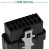 ACROPIX OBD2 Connector OBD2 Car Connector Male Adapter Socket with 16 Terminals Black