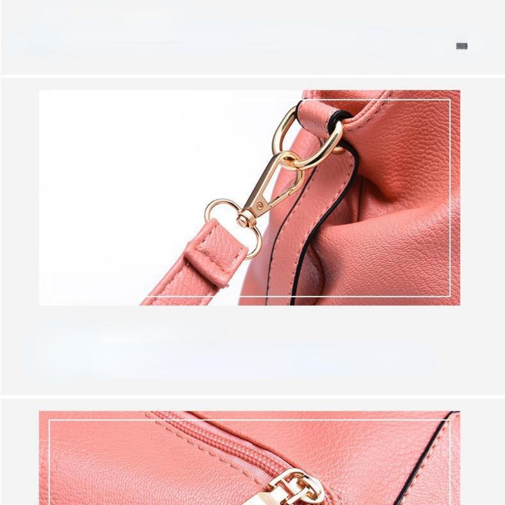 Сумка из мягкой кожи, женская сумка большой вместимости, сумка через плечо на одно плечо