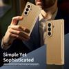 Роскошный складной чехол из ПУ-кожи для Samsung Galaxy Z Fold7 6 5 4 3 Ударопрочная защита экрана HD Закаленное стекло Защита шарнира