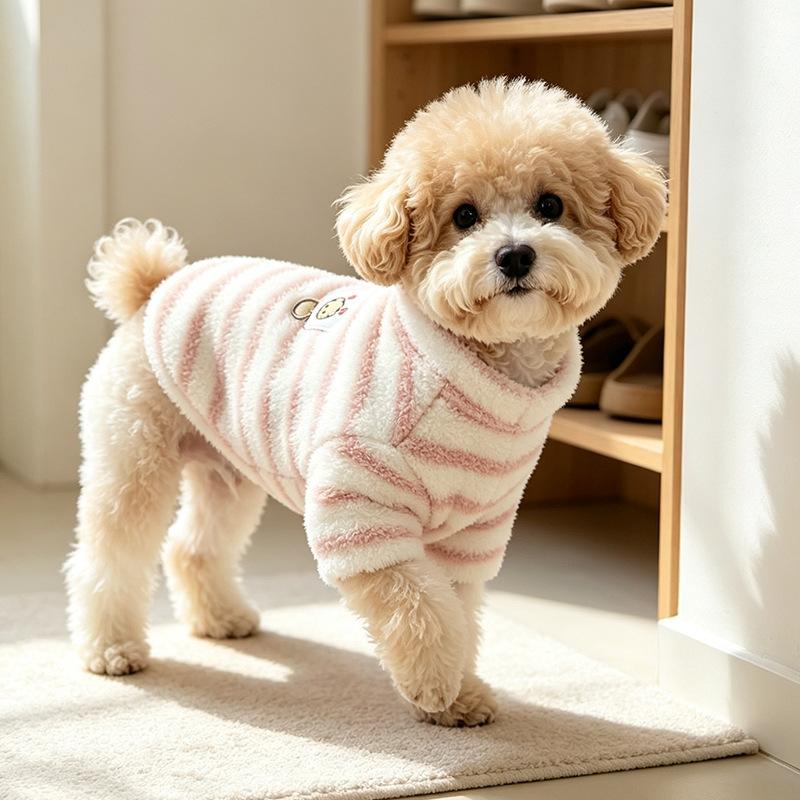 Pet clothes autumn and winter velvet two-legged small dog teddy west highland than bear dog 11 warm velvet vest