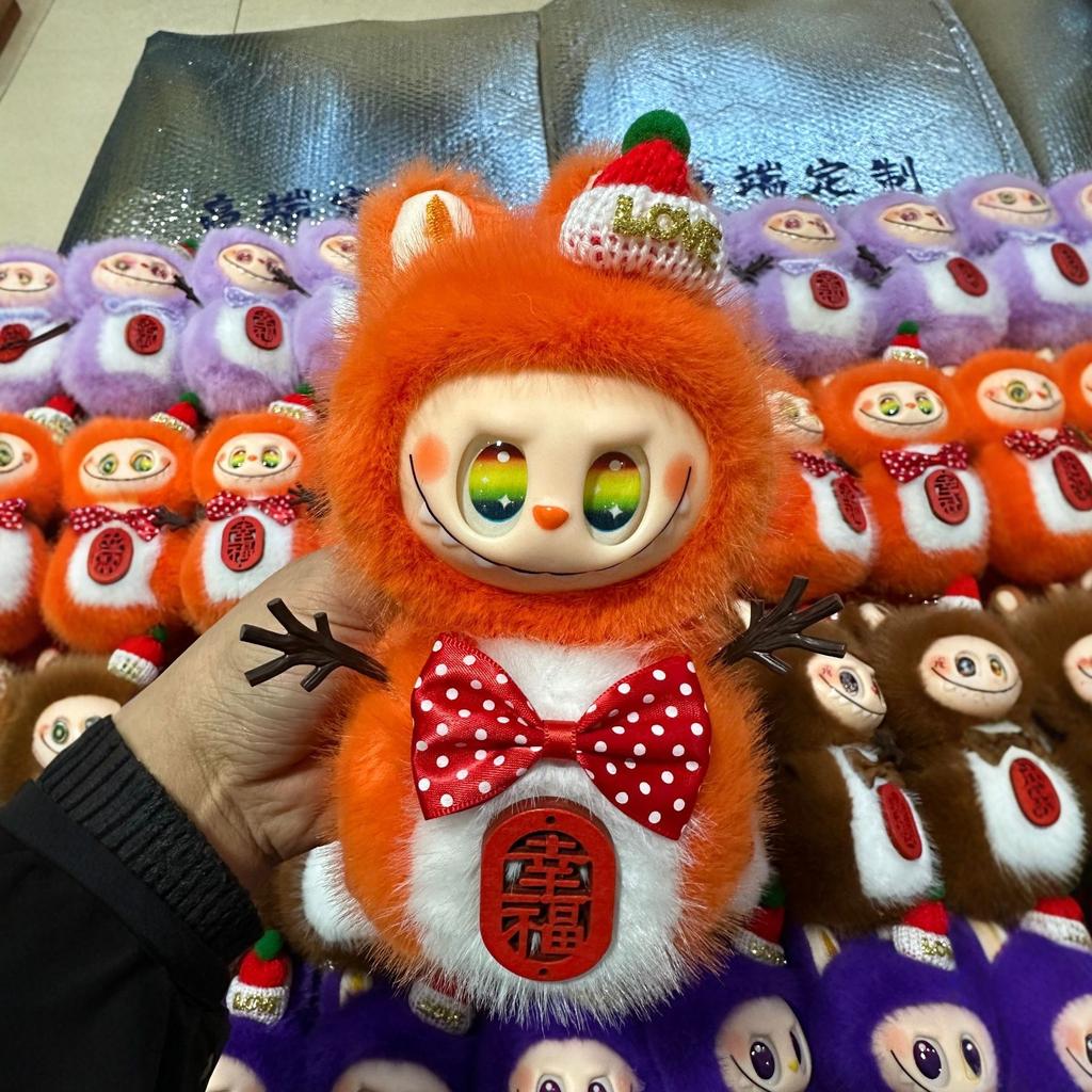 Новогодний снеговик Плюшевый кулон Подвеска для сумки-книги Брелок Подарочная кукла