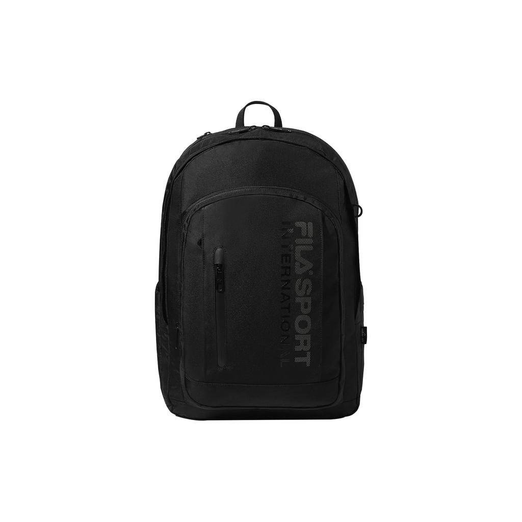 New FILA Nylon Backpack Regular Unisex Black FS3BPF5001X-BLK