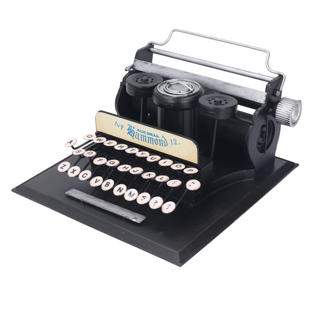 Винтажная пишущая машинка Модель Украшения Железная Ручная Полировка Винтажная пишущая машинка Модель