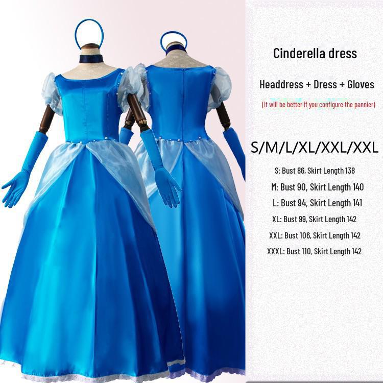 «Взрослый костюм принцессы из сказки — Золушка, Спящая красавица, Рапунцель в стиле платья для Хэллоуина или сценического представления»