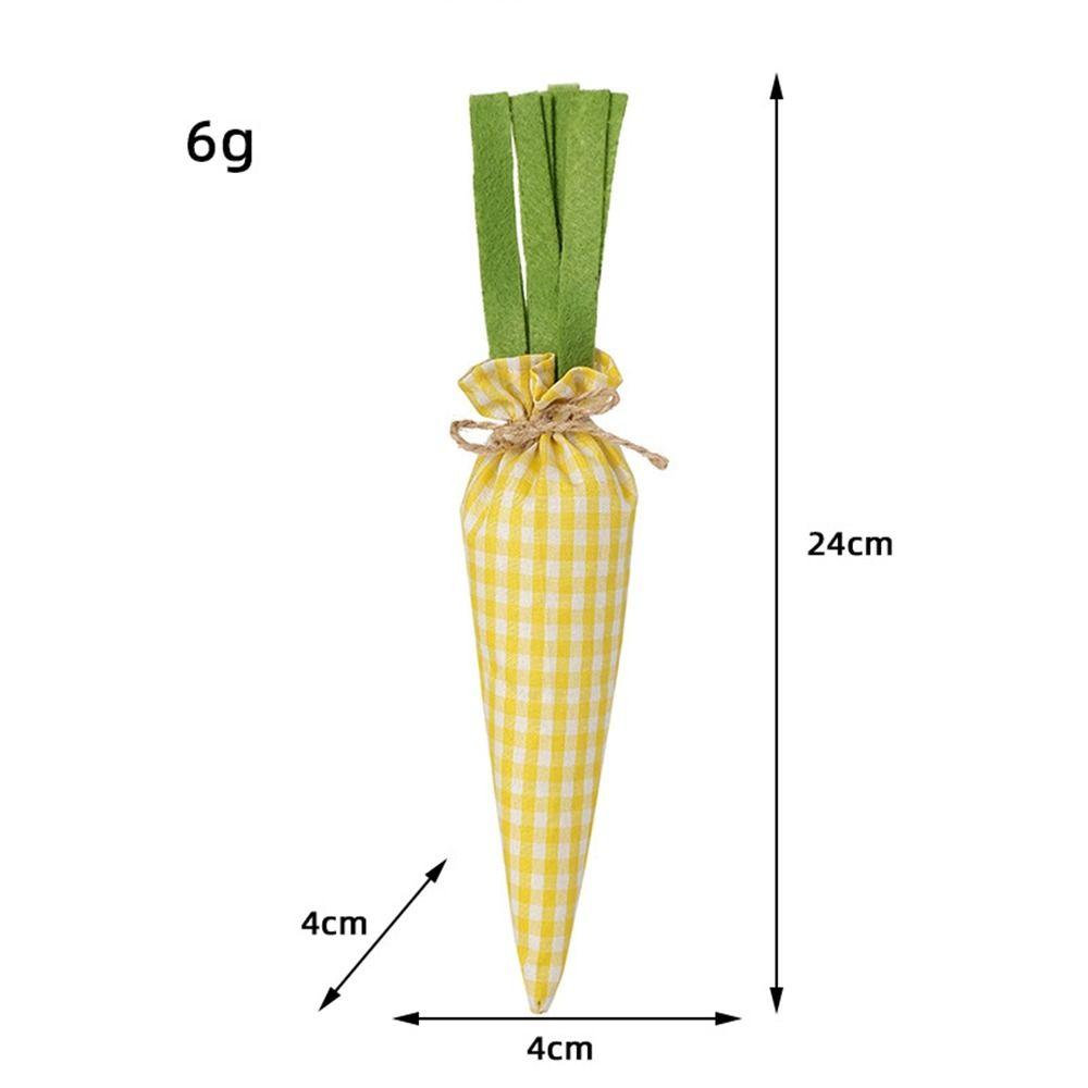 Пасхальная кукла-морковка, подвесная тканевая игрушка для вечеринки, украшение для пасхального декора