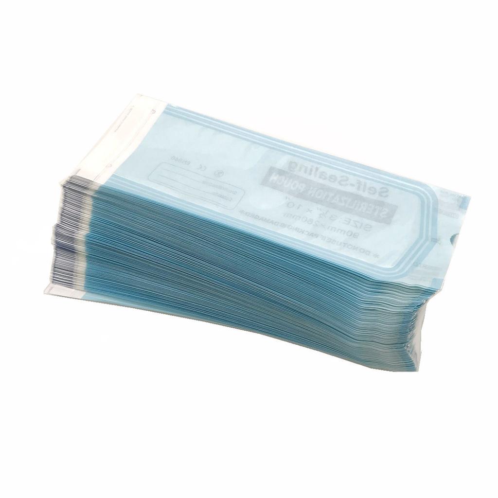 200 шт., высококачественный самозапечатывающийся пакет для стерилизации, самозапечатывающийся пакет для стерилизации, 90*260 мм
