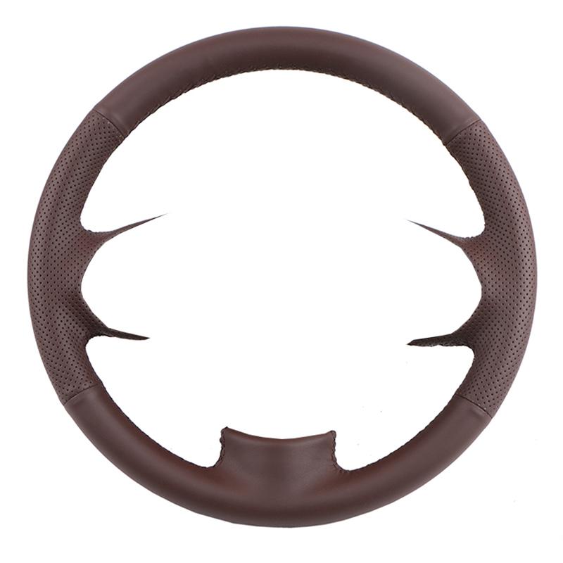 Custom Anti-Slip Safety Car Steering Wheel Cover For Hyundai Sonata 8 2011 2012 2013 2014 Microfiber Leather Auto Grip Cover