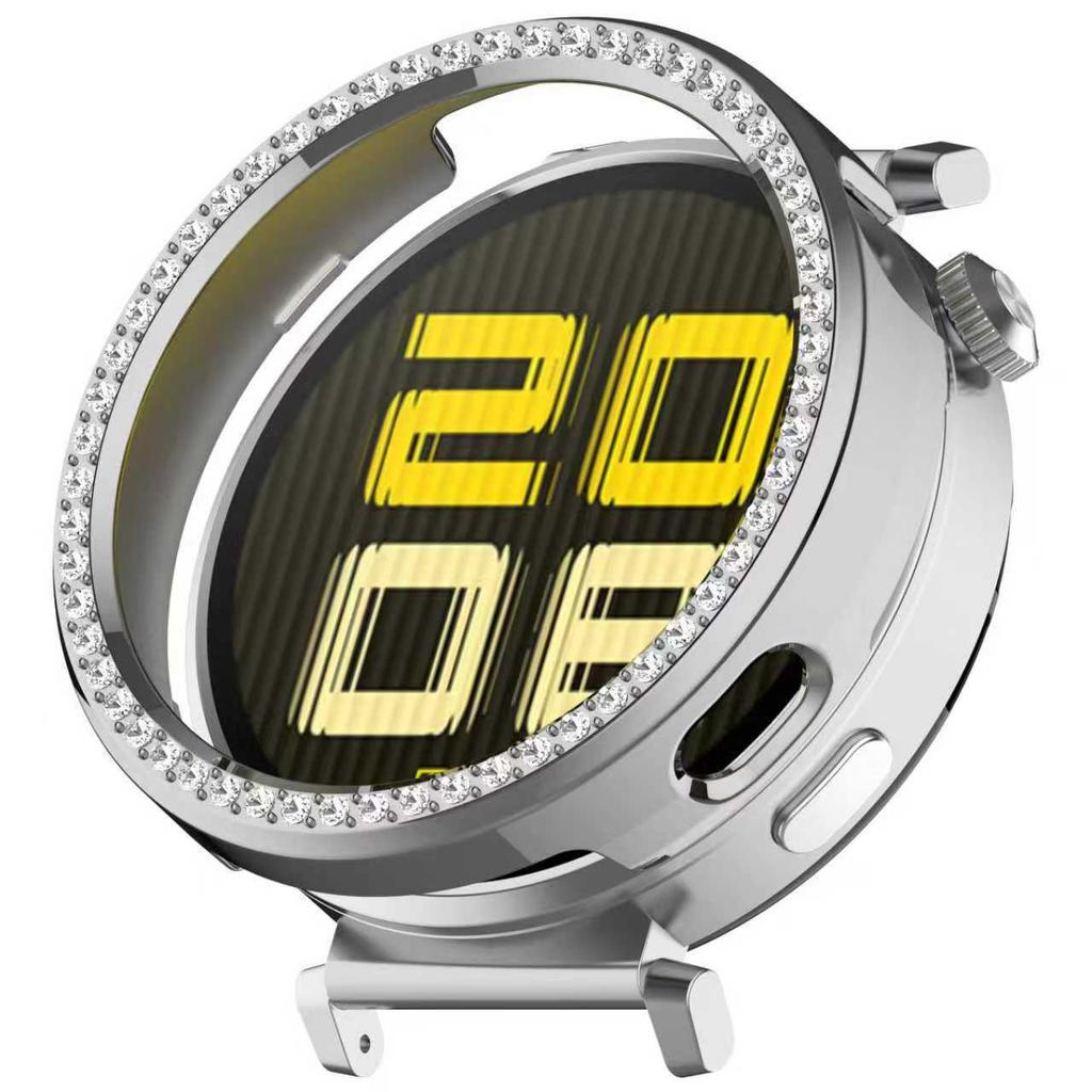 PC Hollow Case Frame for Huawei Watch GT6 41mm  Diamond Crystal Bumper Protector for GT5 41mm Shell Accessorie