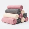 5 Pcs Kitchen Towels Solid Color Dish Towels with Lanyard Absorbent Hand Towels Cleaning Rags for Household Tasks