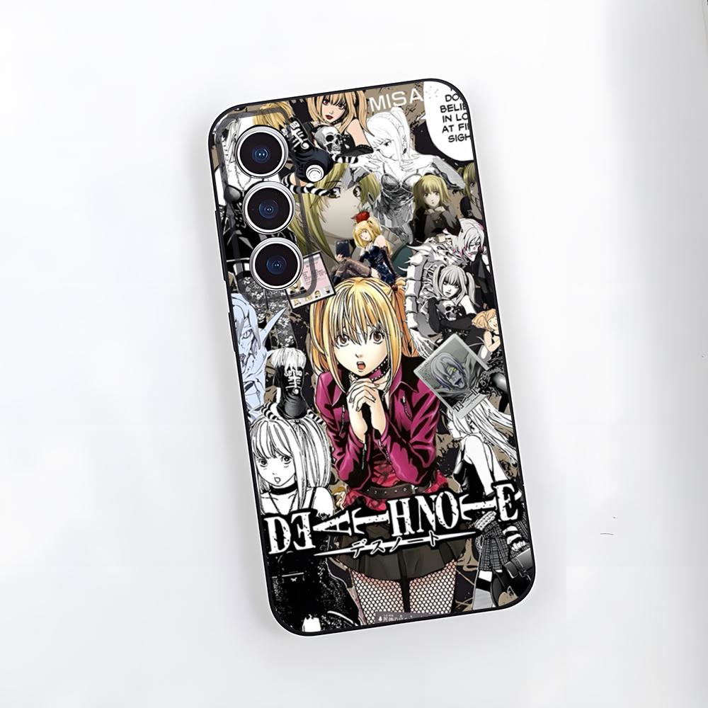 Чехол для телефона D-Death Note для Samsung S25 Plus S20 S20 Plus S22 Ultra S23 FE S21 Plus S21 Ultra Мягкий чехол