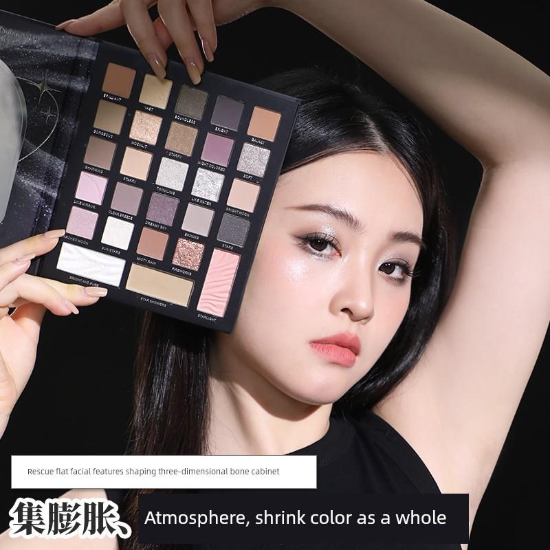 Novo Eye Shadow Plate 2025 New Arrival Multicolor Series Matte Earth Tone Blush Highlight Repair Three-in-One Makeup Palette